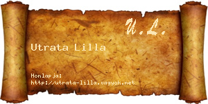 Utrata Lilla névjegykártya